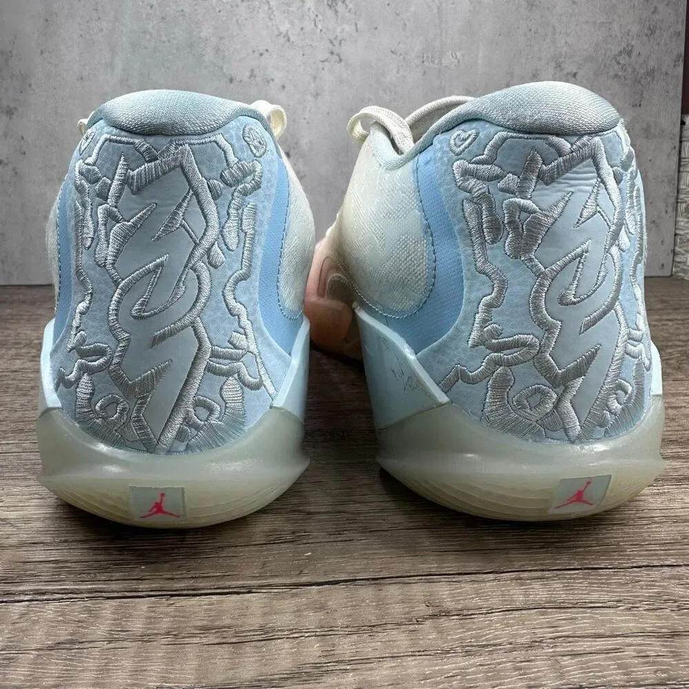 Nike Jordan~Men’s~ Zion 3 Pink/Blue/‎ Ivory Basketball Shoes~Size 9.5